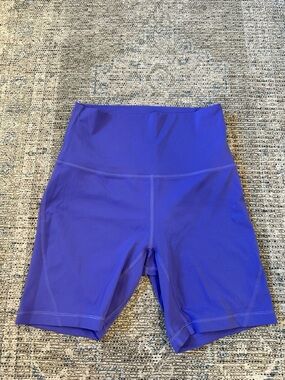 Ryderwear Women's High-Waist Purple Bike Shorts
